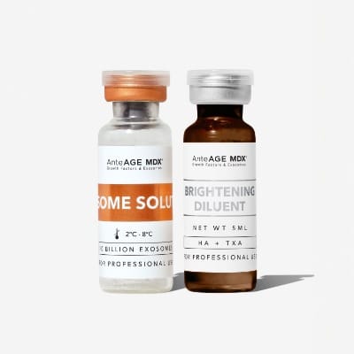 brightening exosome vials at sempre day and med spa