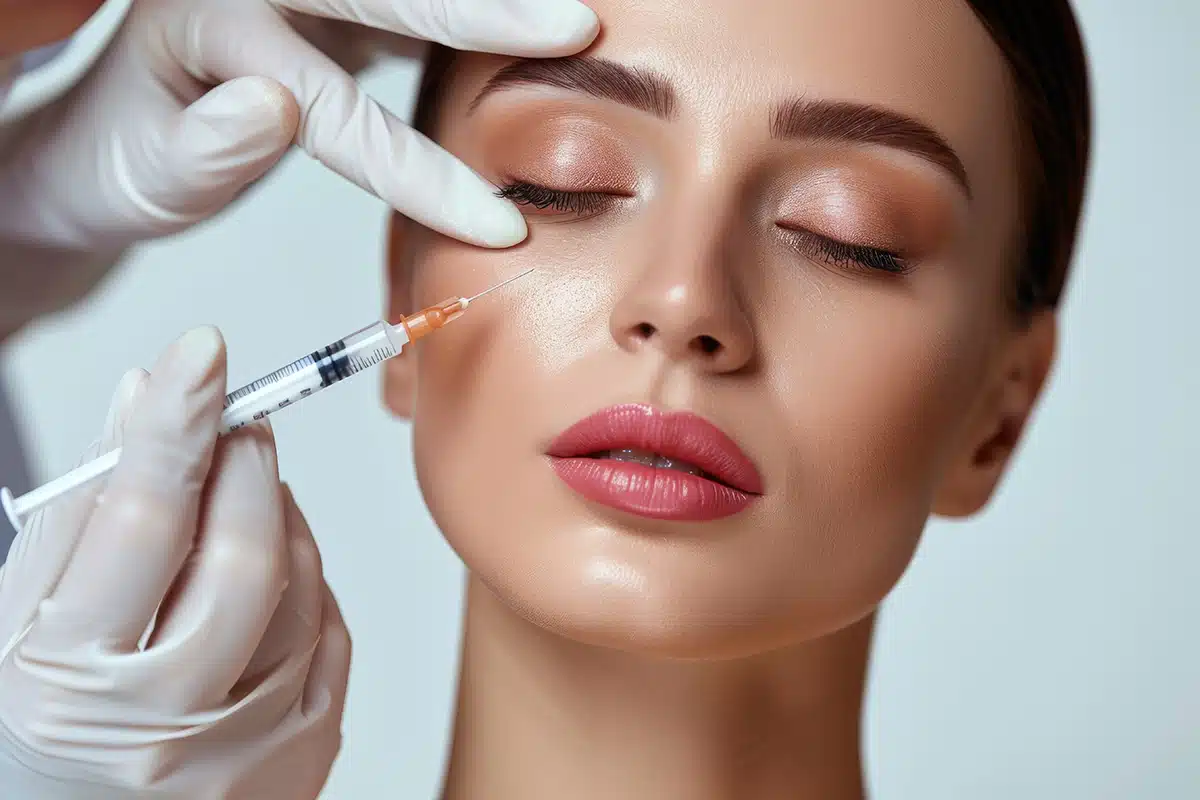 Facial skin improvement injections
